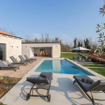 Harmony For 8 People In Istria With 50 M2 Private Pool And Sea View Villa